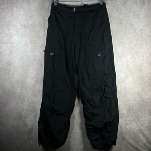 Colorado Nylon Snow Pants Mens Large Black Cargo Pockets Outdoor‎ Camping Hiking